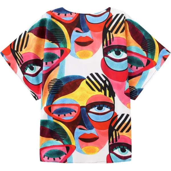 KYKU Summer Kimonos for Women Casual Hawaiian Tropical Floral Tops