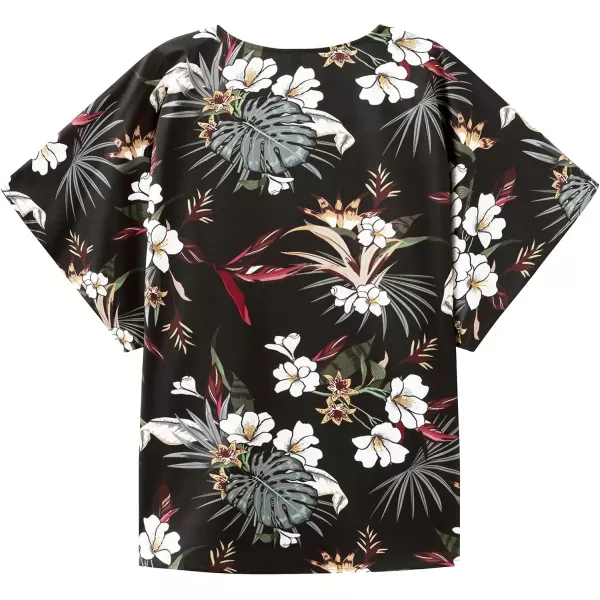 KYKU Summer Kimonos for Women Casual Hawaiian Tropical Floral Tops