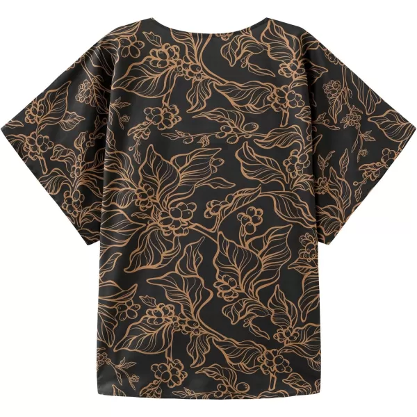 KYKU Summer Kimonos for Women Casual Hawaiian Tropical Floral Tops