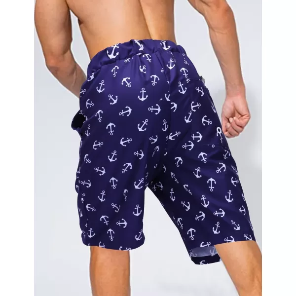 KYKU Swimming Trunks Men Swim Shorts Swimwear Beachwear Board Shorts with Pocket