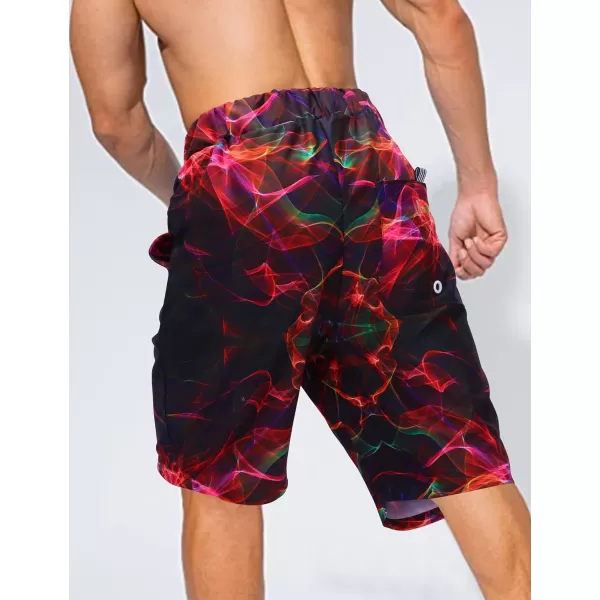 KYKU Swimming Trunks Men Swim Shorts Swimwear Beachwear Board Shorts with Pocket