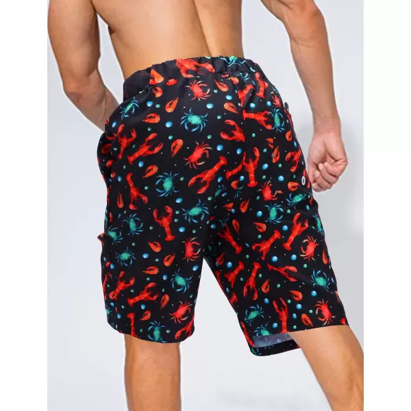 KYKU Swimming Trunks Men Swim Shorts Swimwear Beachwear Board Shorts with Pocket