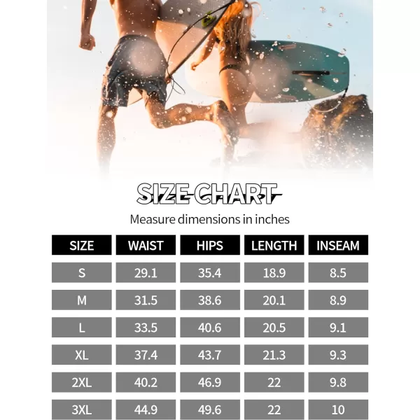 KYKU Swimming Trunks Men Swim Shorts Swimwear Beachwear Board Shorts with Pocket