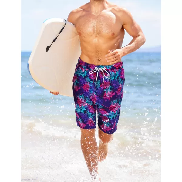 KYKU Swimming Trunks Men Swim Shorts Swimwear Beachwear Board Shorts with Pocket