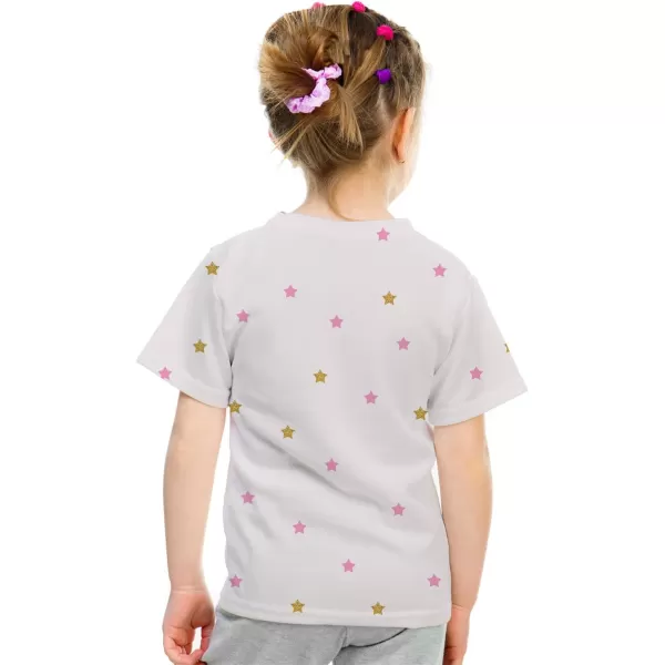 KYKU Toddler Girls Short Sleeve Graphic T-Shirt Kids Cute T Shirt Gifts