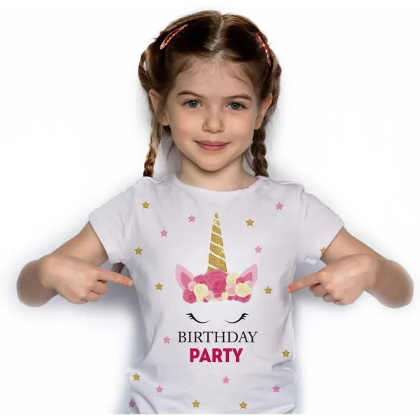 KYKU Toddler Girls Short Sleeve Graphic T-Shirt Kids Cute T Shirt Gifts