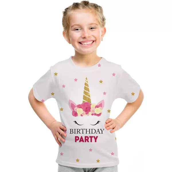 KYKU Toddler Girls Short Sleeve Graphic T-Shirt Kids Cute T Shirt Gifts