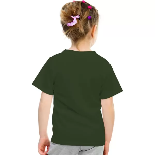 KYKU Toddler Girls Short Sleeve Graphic T-Shirt Kids Cute T Shirt Gifts
