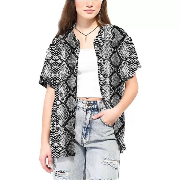 KYKU Womens Button Down Hawaiian Shirt Casual Fashion Shirts Summer Blouses