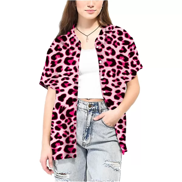 KYKU Womens Button Down Hawaiian Shirt Casual Fashion Shirts Summer Blouses