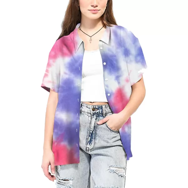 KYKU Womens Button Down Hawaiian Shirt Casual Fashion Shirts Summer Blouses