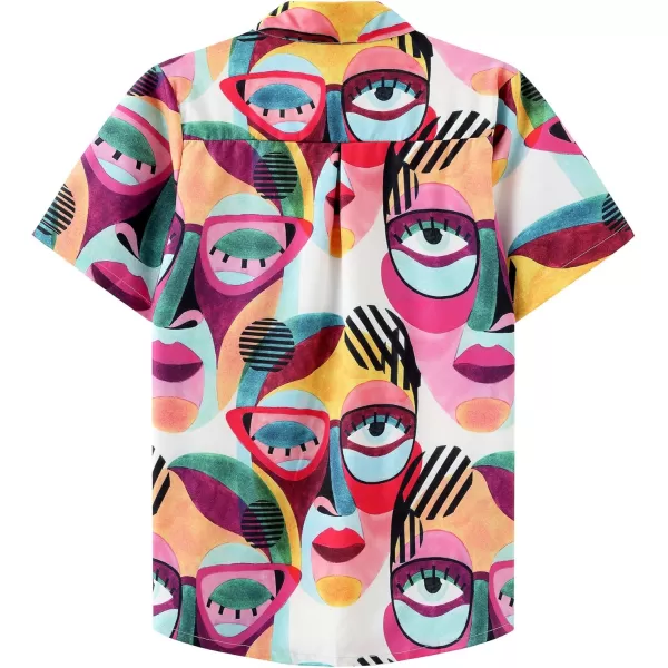 KYKU Womens Button Down Hawaiian Shirt Casual Fashion Shirts Summer Blouses