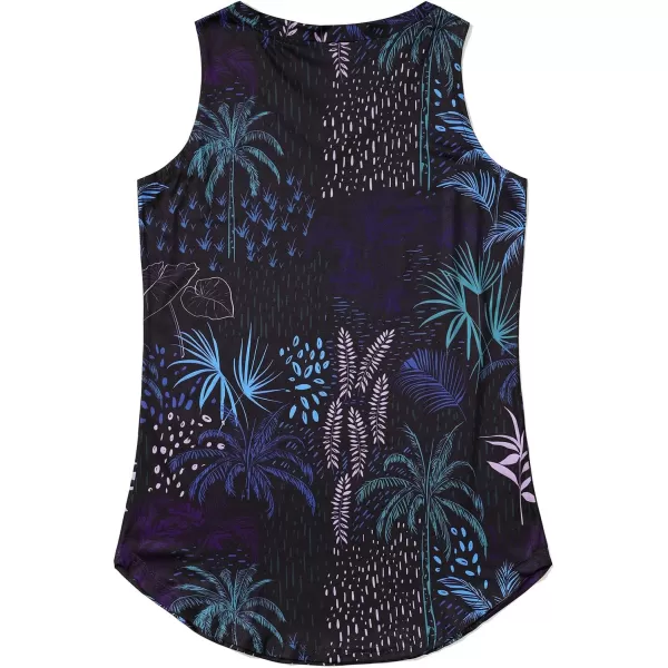 KYKU Women's Tank Top Summer Sleeveless T Shirt Casual V Neck Curved Hem Blouses