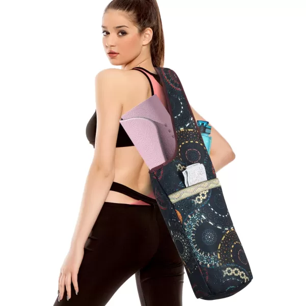 KYKU Yoga Mat Bags for Women Yoga Mat Carrier Tote, Holds More Yoga Accessories, Fits Most Size Mats