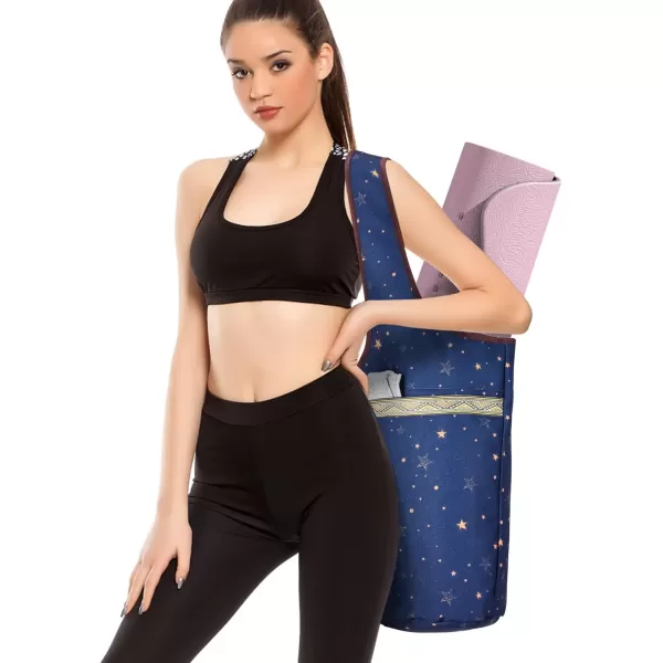 KYKU Yoga Mat Bags for Women Yoga Mat Carrier Tote, Holds More Yoga Accessories, Fits Most Size Mats