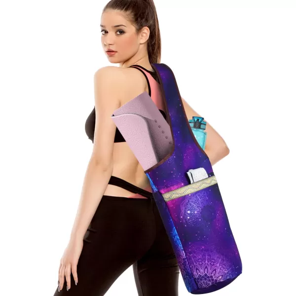 KYKU Yoga Mat Bags for Women Yoga Mat Carrier Tote, Holds More Yoga Accessories, Fits Most Size Mats