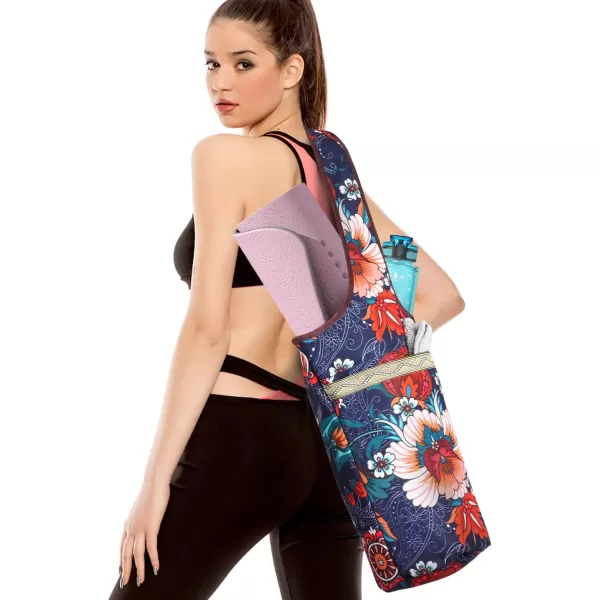 KYKU Yoga Mat Bags for Women Yoga Mat Carrier Tote, Holds More Yoga Accessories, Fits Most Size Mats