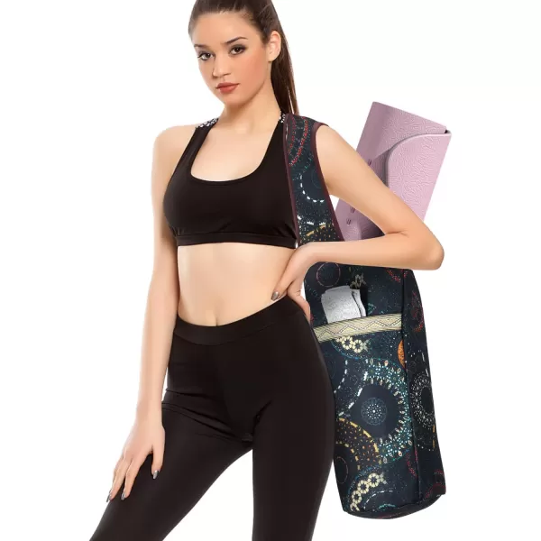 KYKU Yoga Mat Bags for Women Yoga Mat Carrier Tote, Holds More Yoga Accessories, Fits Most Size Mats