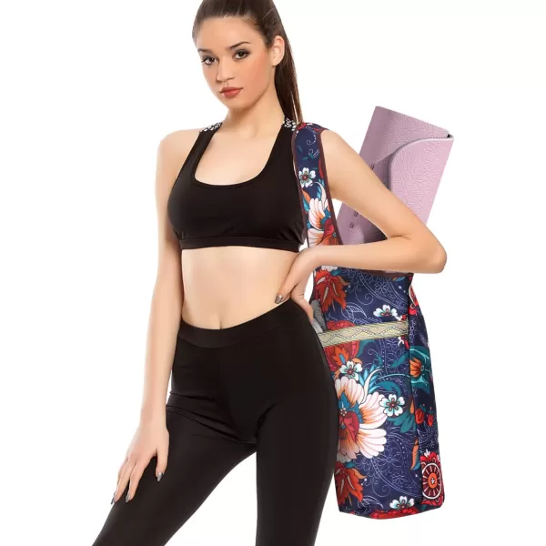 KYKU Yoga Mat Bags for Women Yoga Mat Carrier Tote, Holds More Yoga Accessories, Fits Most Size Mats