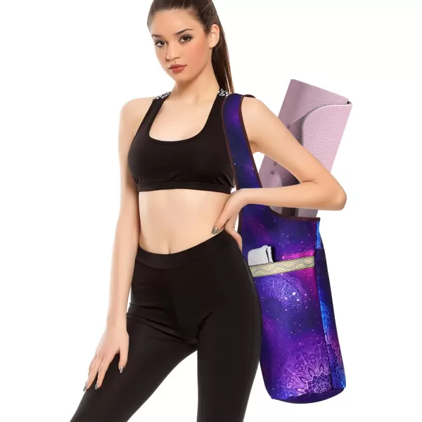 KYKU Yoga Mat Bags for Women Yoga Mat Carrier Tote, Holds More Yoga Accessories, Fits Most Size Mats
