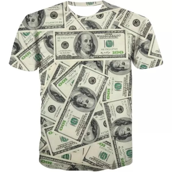 KYKU Men's Print Graphic T Shirt Short Sleeve Summer T-Shirt Novelty Casual Tee