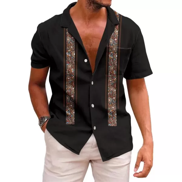 KYKU Mexico Shirt for Men Funny Beach Shirts Hawaiian Button Down Short Sleeve