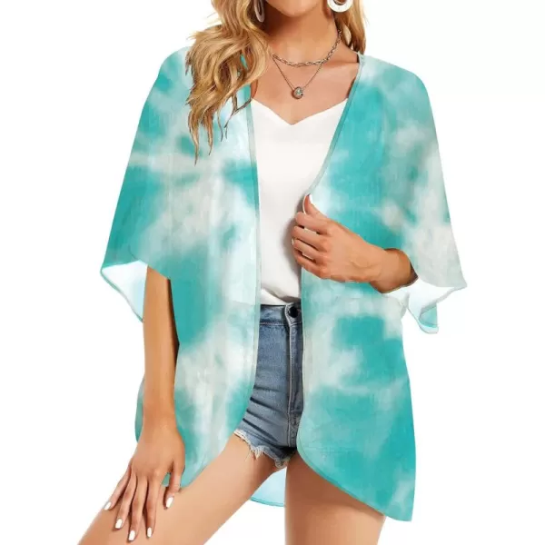 KYKU Summer Kimonos for Women Casual Hawaiian Tropical Floral Tops
