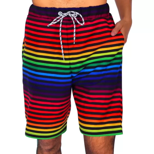 KYKU Swimming Trunks Men Swim Shorts Swimwear Beachwear Board Shorts with Pocket