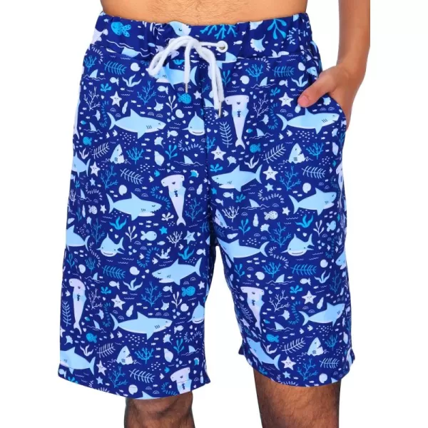 KYKU Swimming Trunks Men Swim Shorts Swimwear Beachwear Board Shorts with Pocket
