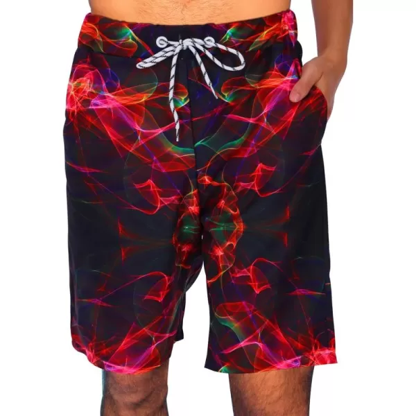 KYKU Swimming Trunks Men Swim Shorts Swimwear Beachwear Board Shorts with Pocket