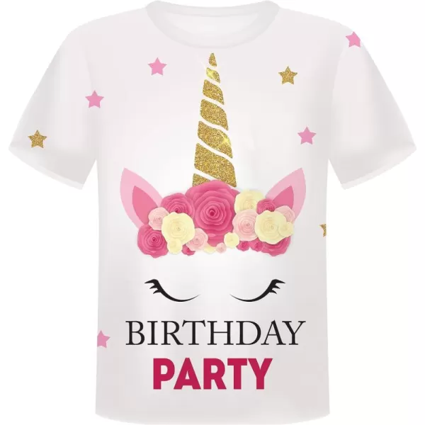 KYKU Toddler Girls Short Sleeve Graphic T-Shirt Kids Cute T Shirt Gifts