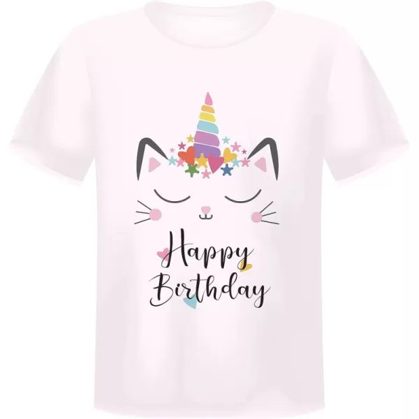 KYKU Toddler Girls Short Sleeve Graphic T-Shirt Kids Cute T Shirt Gifts