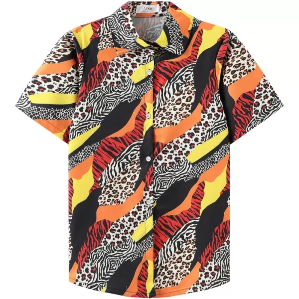 KYKU Womens Button Down Hawaiian Shirt Casual Fashion Shirts Summer Blouses