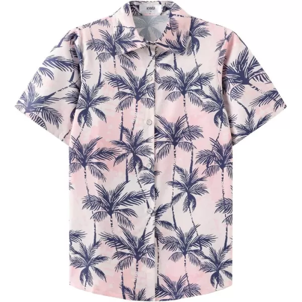 KYKU Womens Button Down Hawaiian Shirt Casual Fashion Shirts Summer Blouses