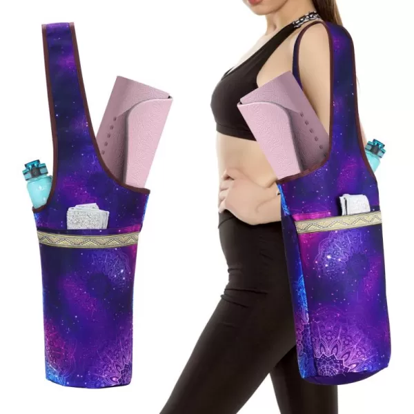 KYKU Yoga Mat Bags for Women Yoga Mat Carrier Tote, Holds More Yoga Accessories, Fits Most Size Mats