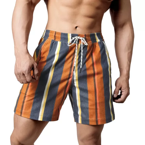 Men's Casual Drawstring Corduroy Shorts Elastic Waist Summer Shorts with Pocket