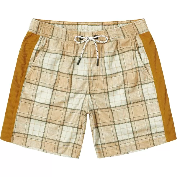 Men's Casual Drawstring Corduroy Shorts Elastic Waist Summer Shorts with Pocket