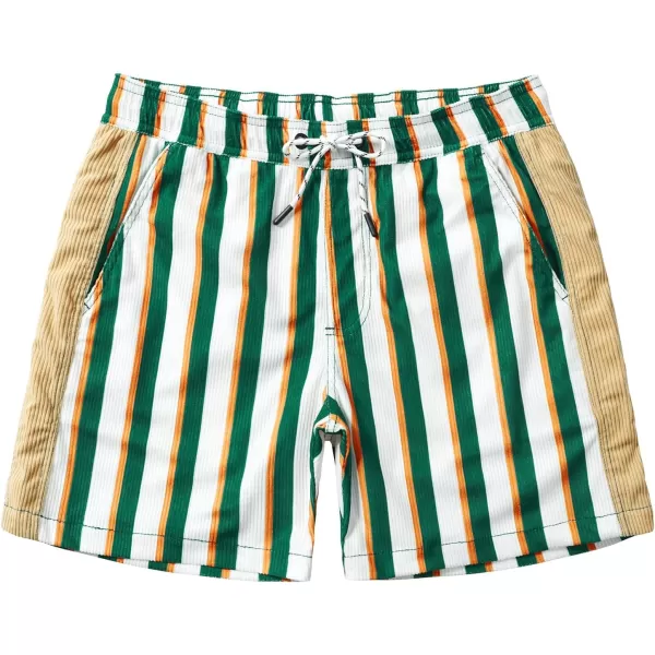 Men's Casual Drawstring Corduroy Shorts Elastic Waist Summer Shorts with Pocket