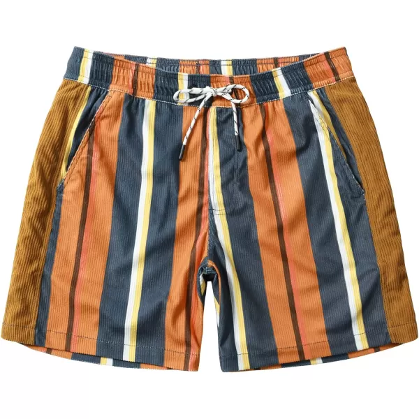 Men's Casual Drawstring Corduroy Shorts Elastic Waist Summer Shorts with Pocket