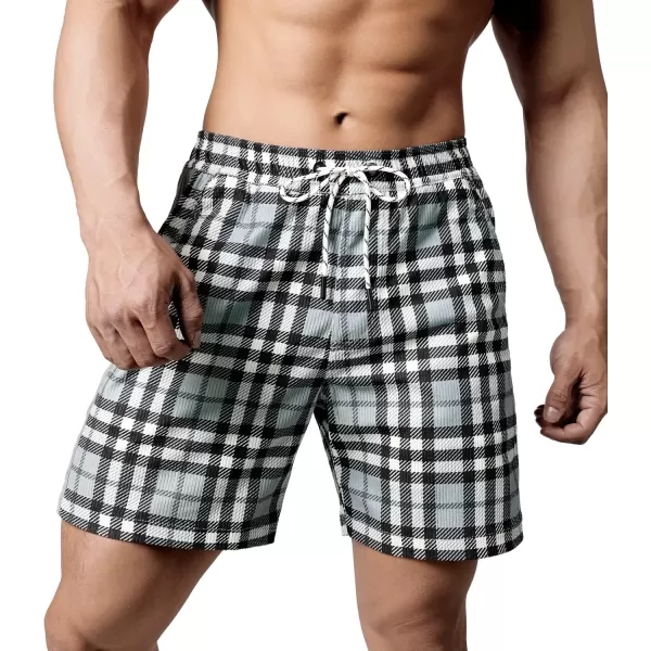 Men's Casual Drawstring Corduroy Shorts Elastic Waist Summer Shorts with Pocket