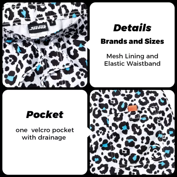 Mens Swimming Trunks Quick Dry Swim Shorts with Mesh Lining Beach Shorts