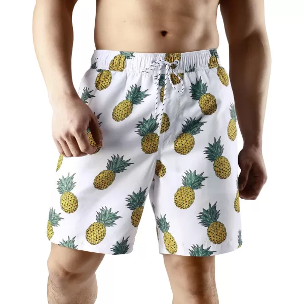 Mens Swimming Trunks Quick Dry Swim Shorts with Mesh Lining Beach Shorts