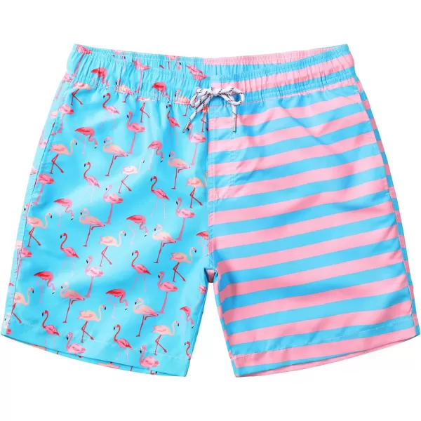 Mens Swimming Trunks Quick Dry Swim Shorts with Mesh Lining Beach Shorts
