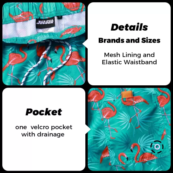 Mens Swimming Trunks Quick Dry Swim Shorts with Mesh Lining Beach Shorts