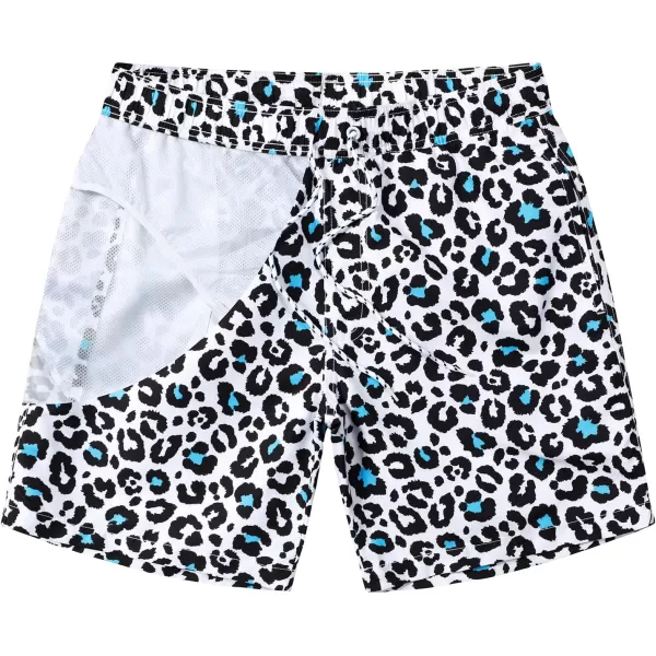 Mens Swimming Trunks Quick Dry Swim Shorts with Mesh Lining Beach Shorts