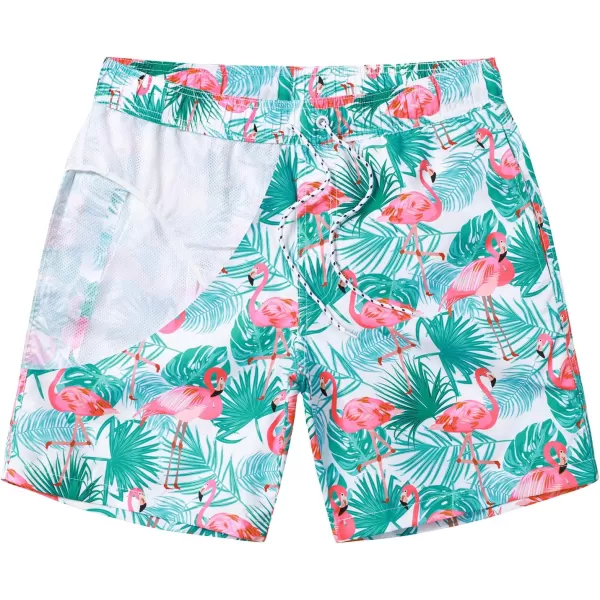 Mens Swimming Trunks Quick Dry Swim Shorts with Mesh Lining Beach Shorts