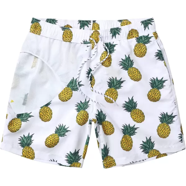 Mens Swimming Trunks Quick Dry Swim Shorts with Mesh Lining Beach Shorts