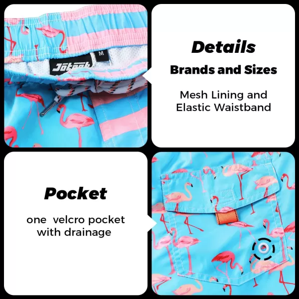 Mens Swimming Trunks Quick Dry Swim Shorts with Mesh Lining Beach Shorts