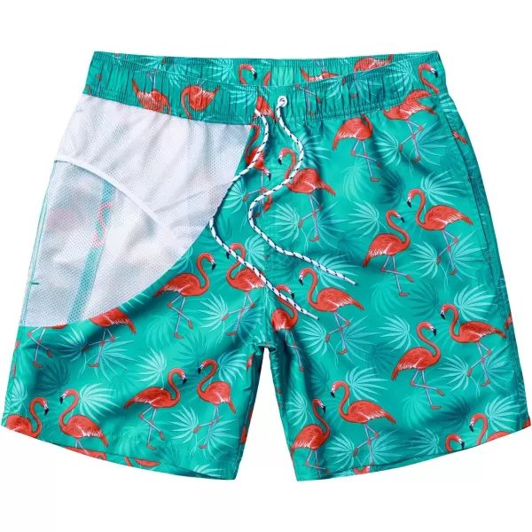 Mens Swimming Trunks Quick Dry Swim Shorts with Mesh Lining Beach Shorts