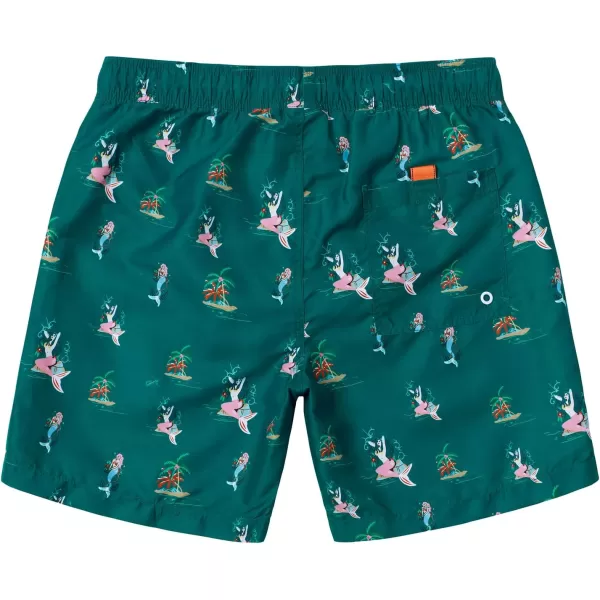 Mens Swimming Trunks Quick Dry Swim Shorts with Mesh Lining Beach Shorts